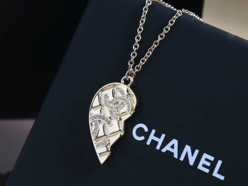 ☑️CHANEL香奈儿双c爱心桃心菱格项链 - Image 8