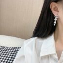 ☑️CHANEL香奈儿C4双c圆钻钻石耳钉耳环