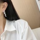 ☑️CHANEL香奈儿C4双c圆钻钻石耳钉耳环