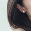 Saint Laurent圣罗兰YSL大小珍珠耳钉耳环