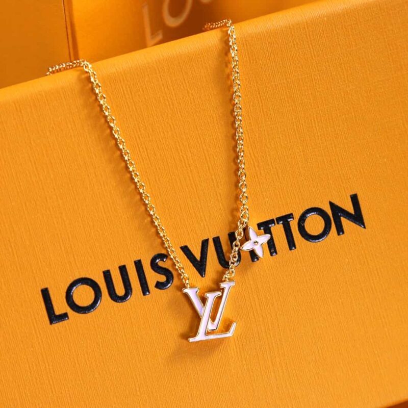 Louis Vuitton 路易威登LV粉色珐琅项链 手链 - Image 13