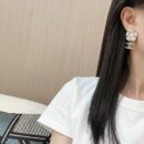 ☑️CHANEL香奈儿C2双c满钻花朵花盆耳钉耳环