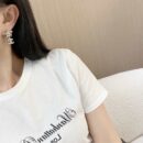 ☑️CHANEL香奈儿c2满钻双c五角星耳钉耳环