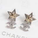 ☑️CHANEL香奈儿c2满钻双c五角星耳钉耳环