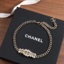 ☑️CHANEL香奈儿双c满钻项链