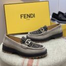 FENDI芬迪 牛巴革材质男士乐福鞋