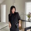 ☑️CHANEL香奈儿双c银色圆钻流苏耳钉耳环