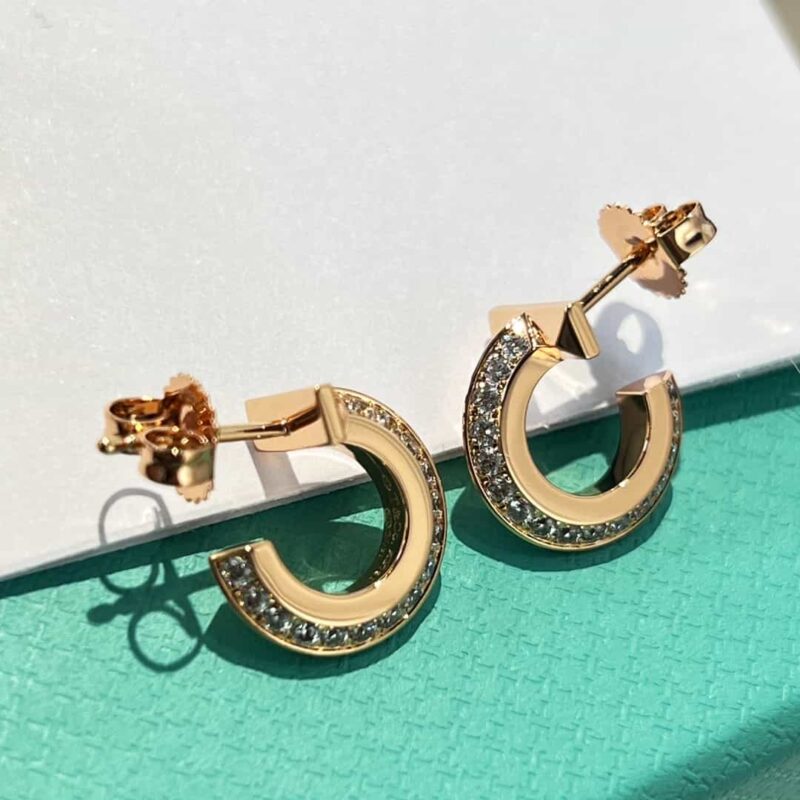 ☑️TIFFANY&Co.蒂芙尼T1圆形耳环耳钉 - Image 5
