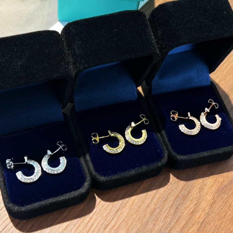 ☑️TIFFANY&Co.蒂芙尼T1圆形耳环耳钉 - Image 7