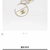 ☑️CHANEL香奈儿c1双c半圆亚克力耳钉耳环