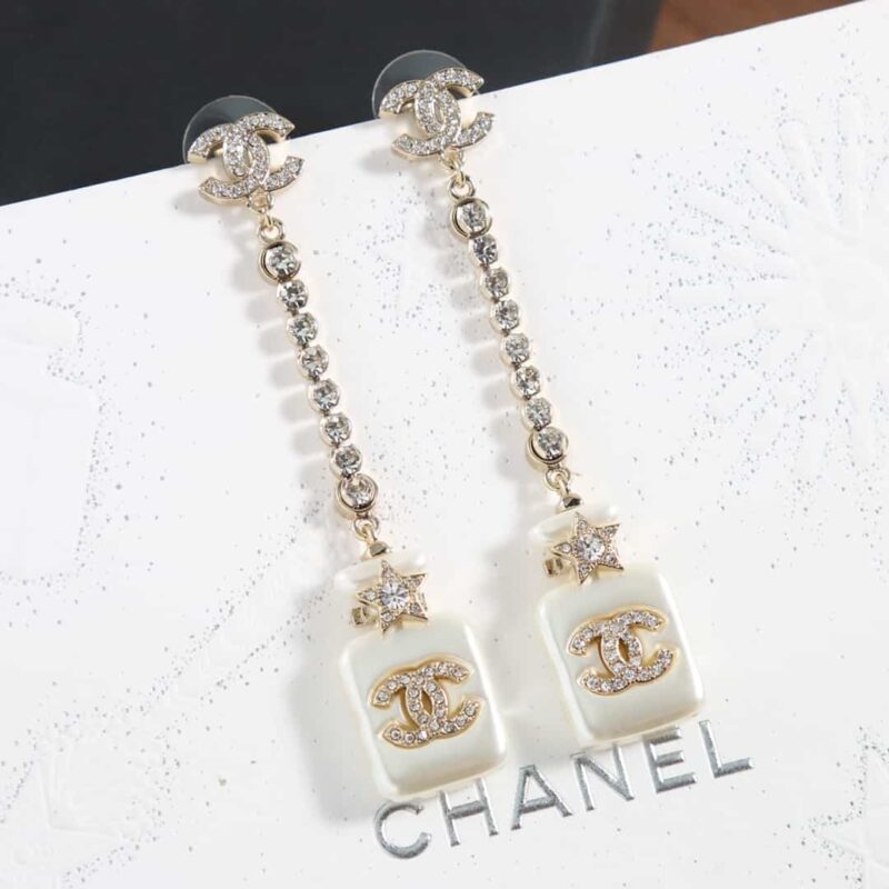 ☑️CHANEL香奈儿c2双c香水瓶耳钉耳环 - Image 5