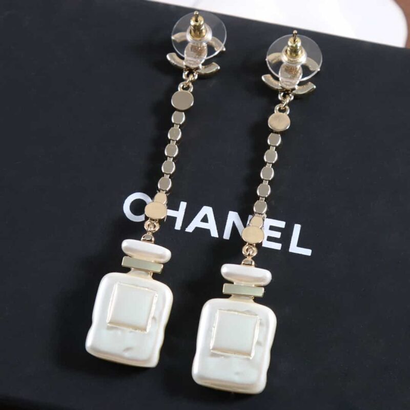 ☑️CHANEL香奈儿c2双c香水瓶耳钉耳环 - Image 8
