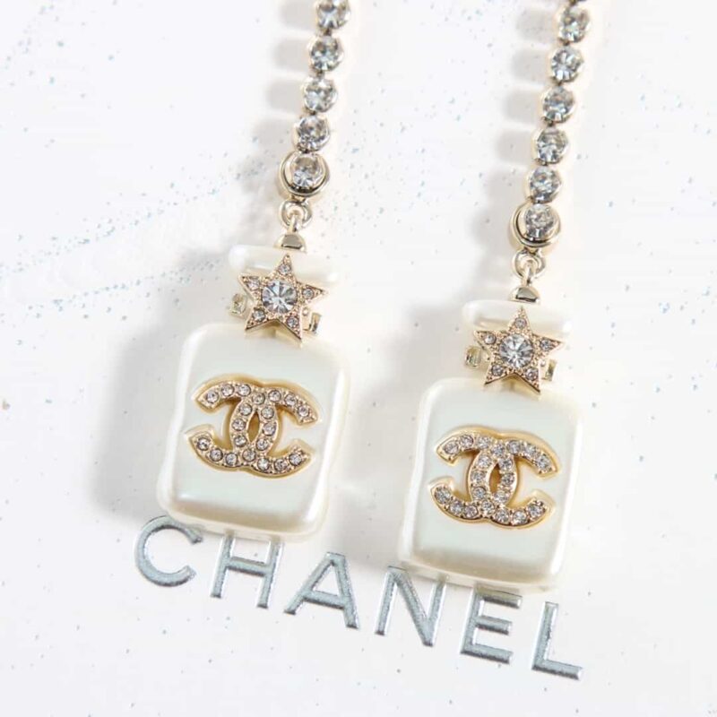 ☑️CHANEL香奈儿c2双c香水瓶耳钉耳环 - Image 9