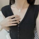 ☑️CHANEL香奈儿双c香水瓶满钻项链