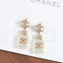 ☑️CHANEL香奈儿c2双c香水瓶耳钉耳环