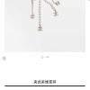 ☑️ 香奈儿c2双c花朵珍珠流苏耳钉耳环