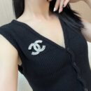 ☑️CHANEL香奈儿双c方钻胸针