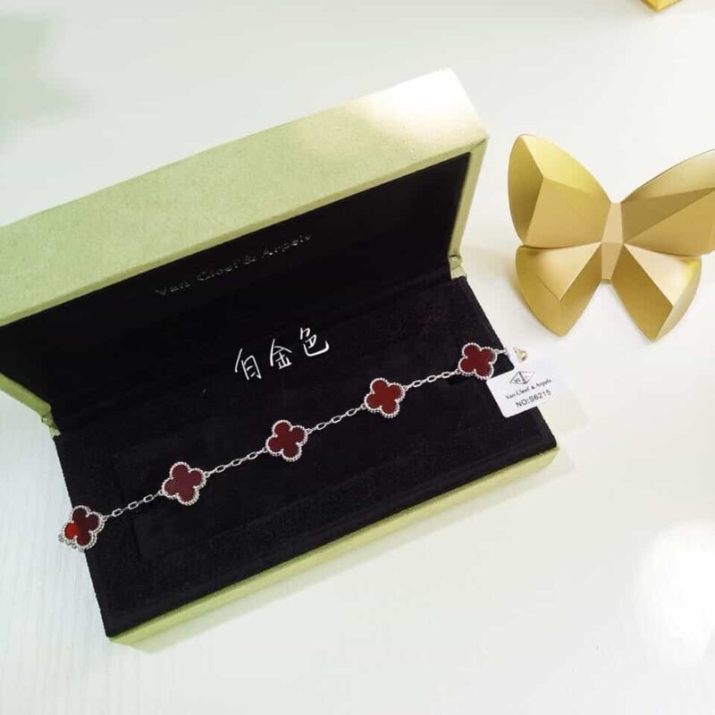 Van Cleef &Arpels 梵克雅宝经典四叶草五花手链 - Image 8