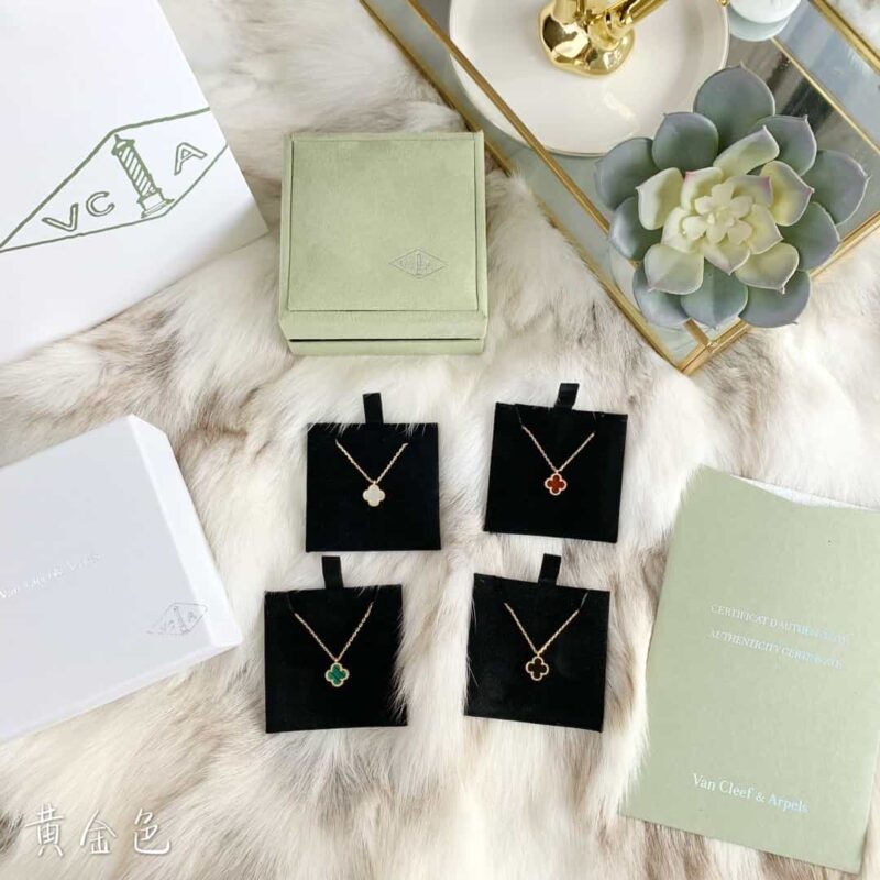 Van Cleef &Arpels 梵克雅宝迷你四叶草项链 - Image 6