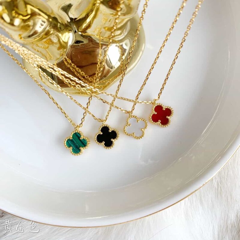 Van Cleef &Arpels 梵克雅宝迷你四叶草项链 - Image 8