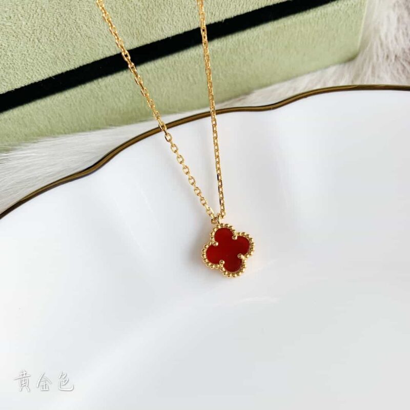 Van Cleef &Arpels 梵克雅宝迷你四叶草项链 - Image 10