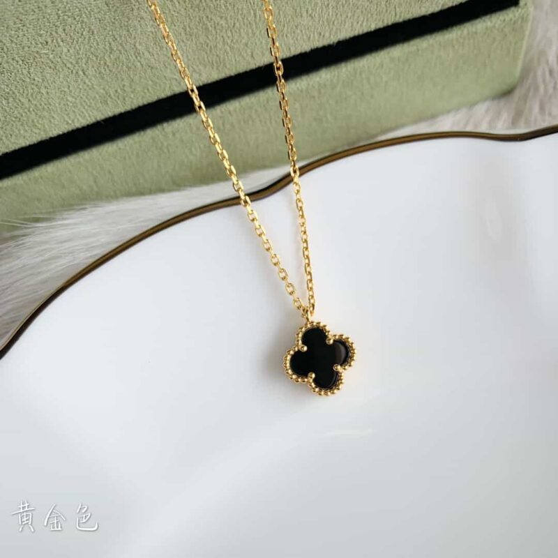 Van Cleef &Arpels 梵克雅宝迷你四叶草项链 - Image 11