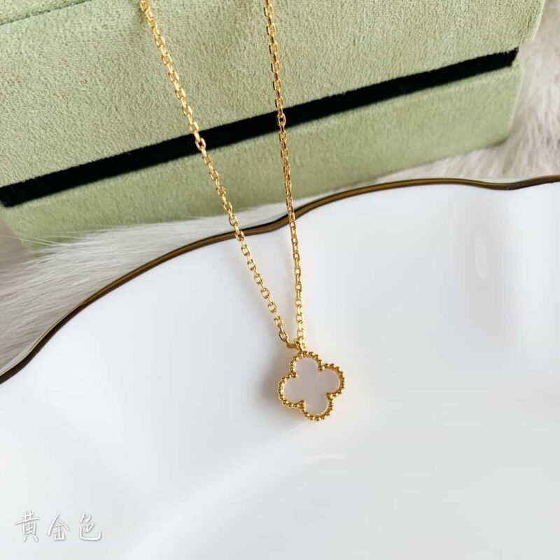 Van Cleef &Arpels 梵克雅宝迷你四叶草项链 - Image 12