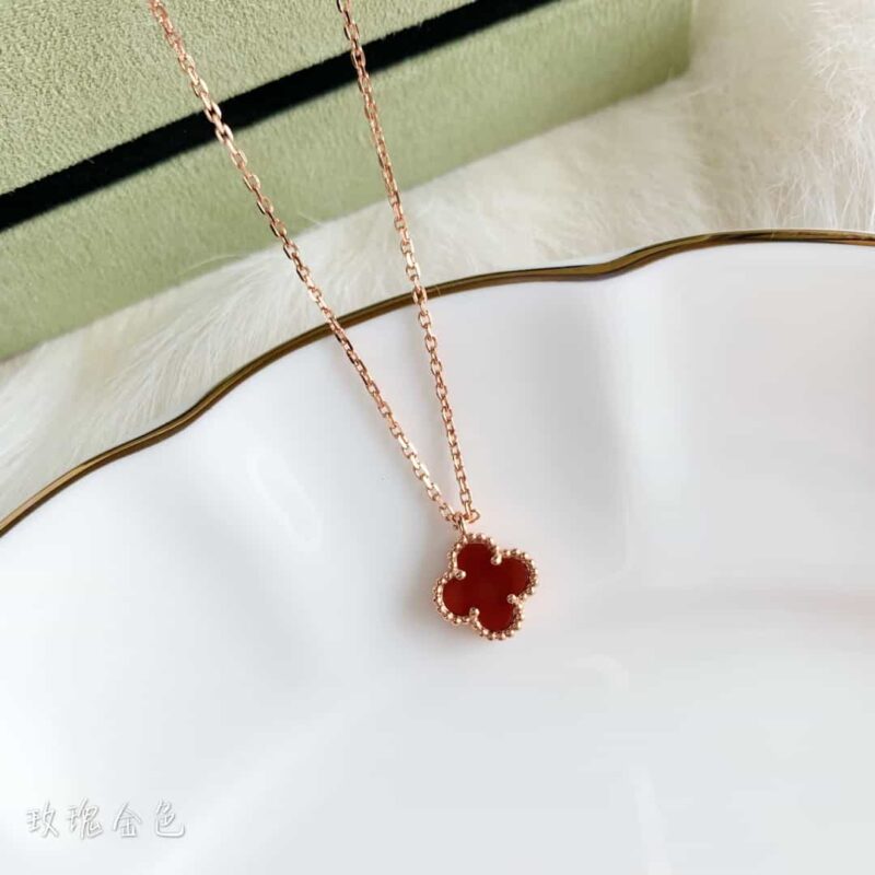 Van Cleef &Arpels 梵克雅宝迷你四叶草项链 - Image 11