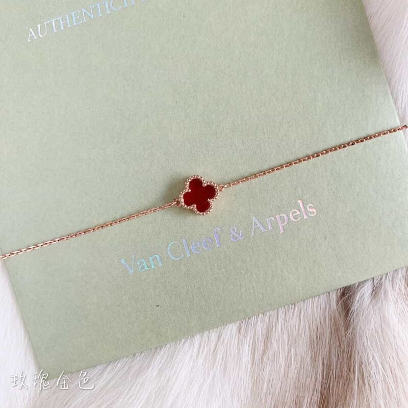 Van Cleef &Arpels 梵克雅宝迷你四叶草手链 - Image 11