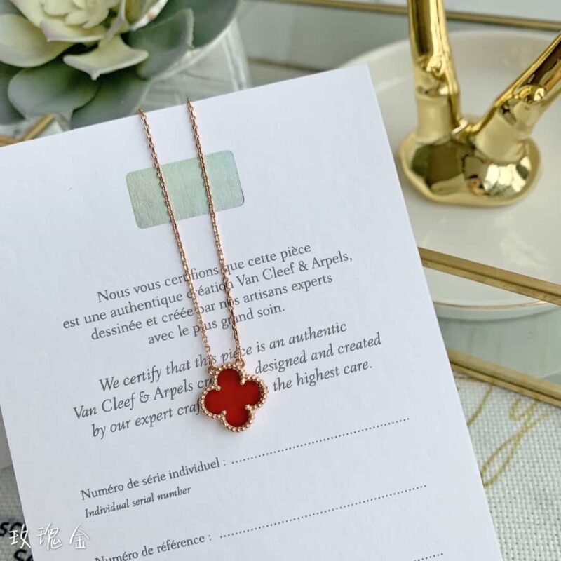 Van Cleef &Arpels 梵克雅宝四叶草项链 - Image 9