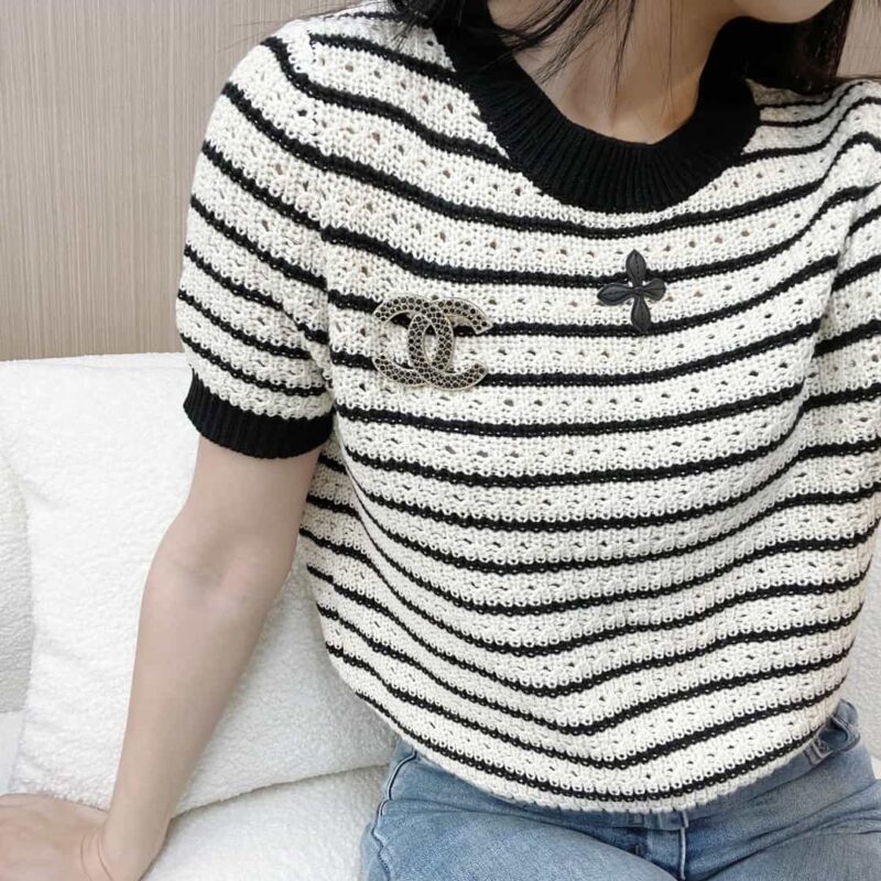 ☑️ 香奈儿双c黑钻胸针 - Image 7
