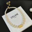 ☑️ Celine瑟琳凯旋门珍珠项链颈链