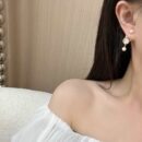 ☑️DIOR迪奥大小珍珠镜面耳钉耳环