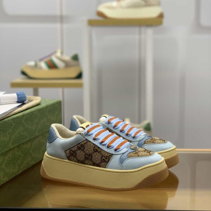 Gucci古驰 G家女款厚底小脏鞋 - Image 3