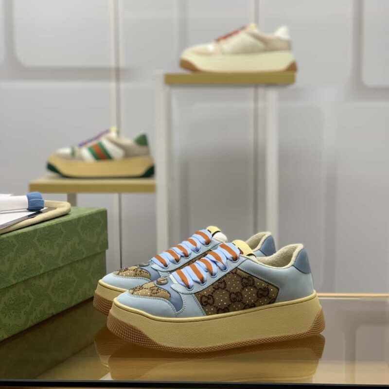 Gucci古驰 G家女款厚底小脏鞋 - Image 4