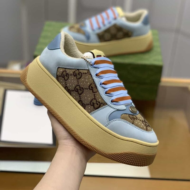 Gucci古驰 G家女款厚底小脏鞋 - Image 6