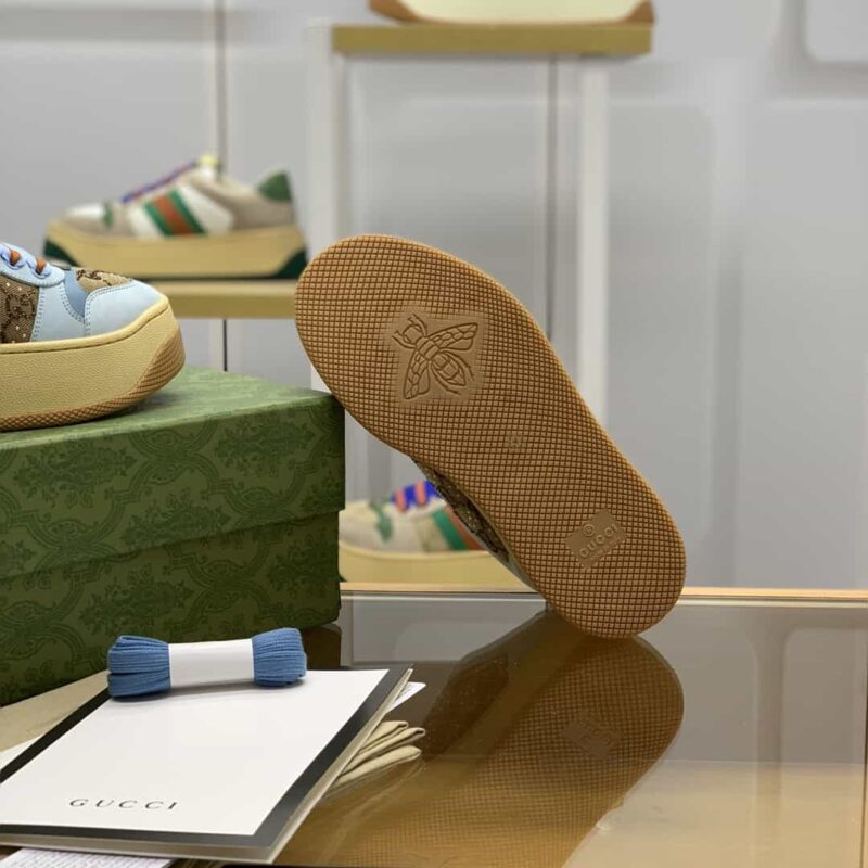 Gucci古驰 G家女款厚底小脏鞋 - Image 9