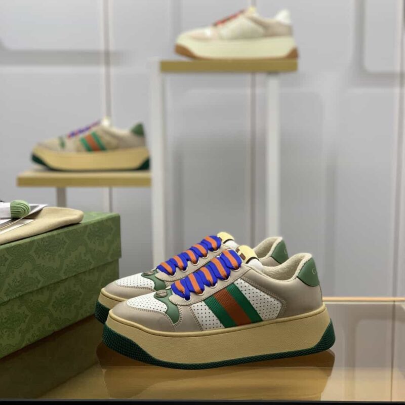 Gucci古驰 G家女款厚底小脏鞋 - Image 4