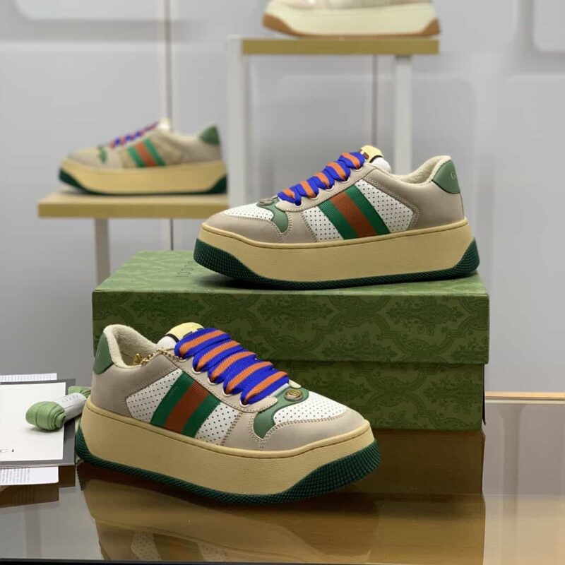 Gucci古驰 G家女款厚底小脏鞋 - Image 5