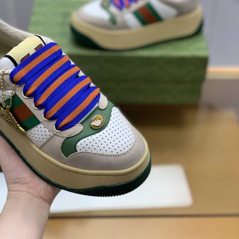 Gucci古驰 G家女款厚底小脏鞋 - Image 7