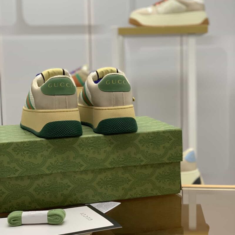 Gucci古驰 G家女款厚底小脏鞋 - Image 10