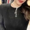 ☑️ 香奈儿流苏星星绿宝石珍珠项链