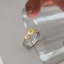 ☑️TIFFANY&Co.蒂芙尼分色方形黄钻戒指