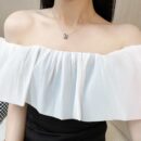 尚美巴黎 CHAUMET蓝宝石交叉“X”项链