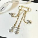 ☑️CHANEL香奈儿c2双c流苏桃心耳夹耳钉耳环
