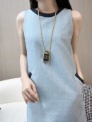 ☑️CHANEL香奈儿黑皮香水瓶项链毛衣链