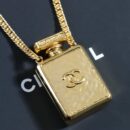 ☑️CHANEL香奈儿黑皮香水瓶项链毛衣链
