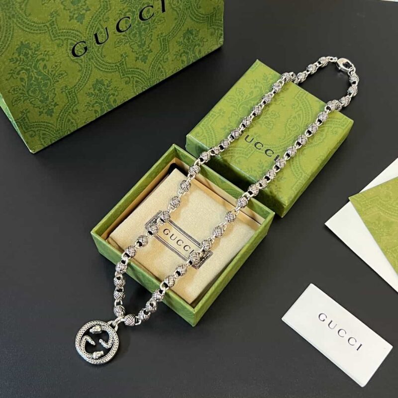 古驰gucci蛇形双G项链 - Image 5