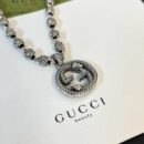 古驰gucci蛇形双G项链