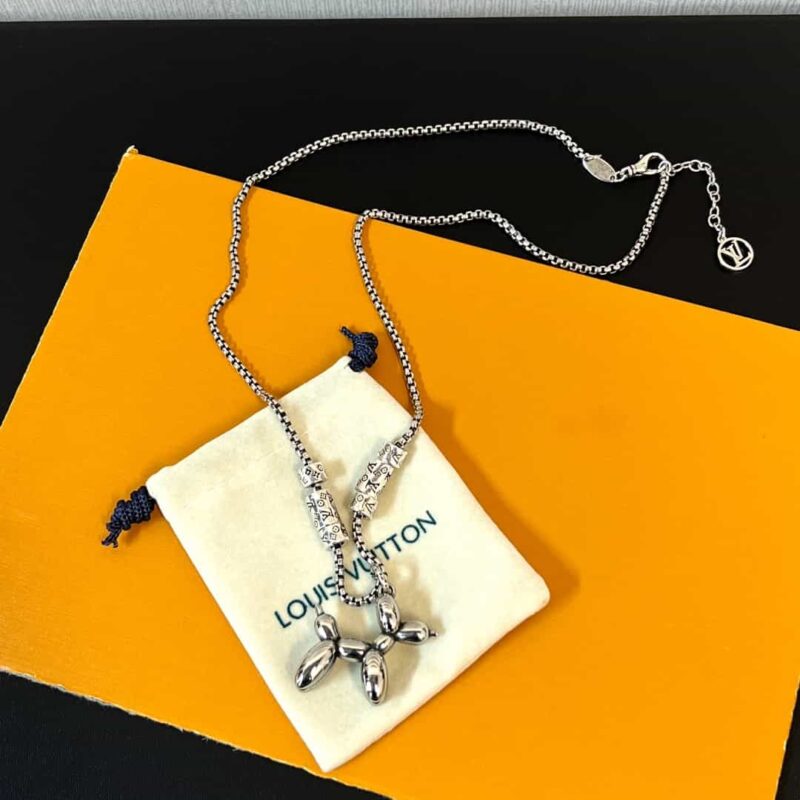Louis Vuitton 路易威登绿色中古系列小狗项链 - Image 4
